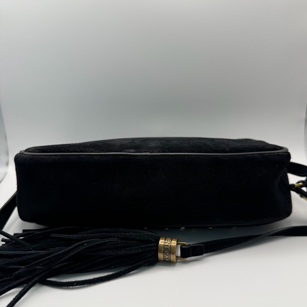 Yves Saint Laurent Rainbow Crystal Studded tassel crossbody Camera Bag - Picture 14 of 17
